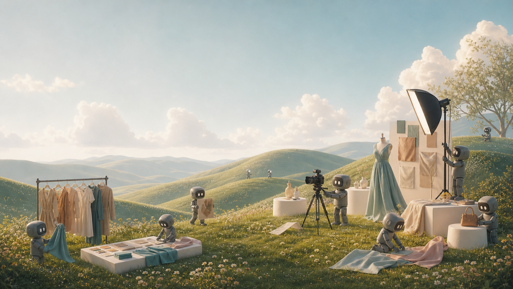 AI studio landscape with fashion, product, and photography tools